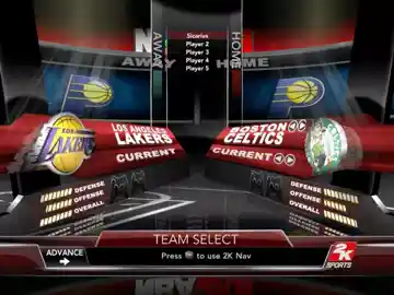 NBA 2K9 (USA) screen shot game playing